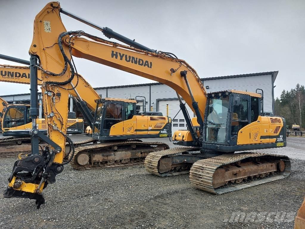 Hyundai HX 220 L Kāpurķēžu ekskavatori