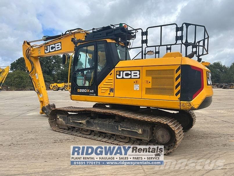 JCB JS 220 LC Kāpurķēžu ekskavatori