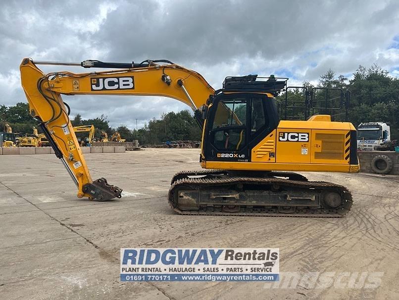 JCB JS 220 LC Kāpurķēžu ekskavatori