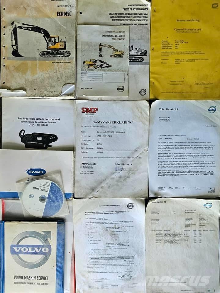 Volvo ECR 145 C L Kāpurķēžu ekskavatori