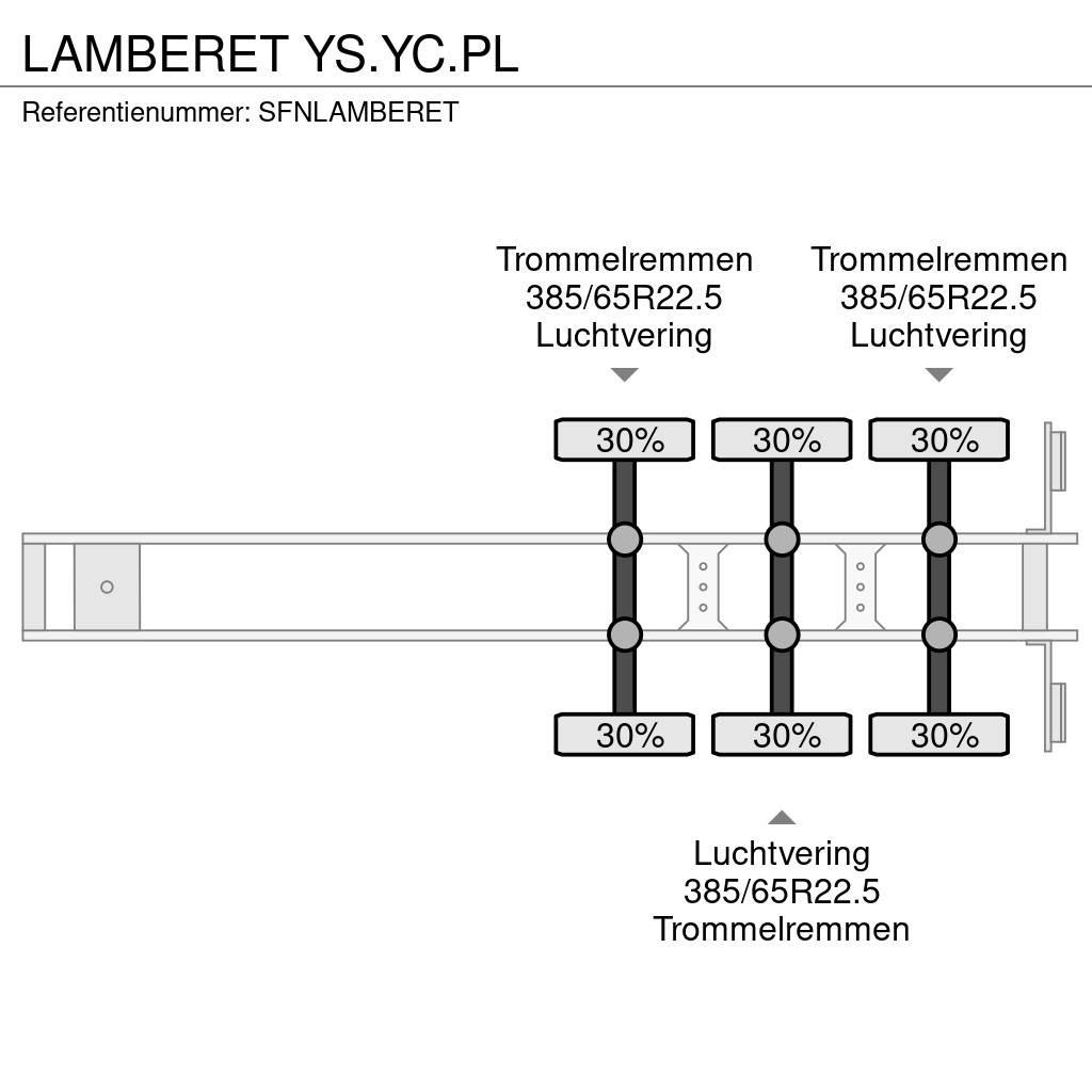 Lamberet YS.YC.PL Piekabes ar temperatūras kontroli