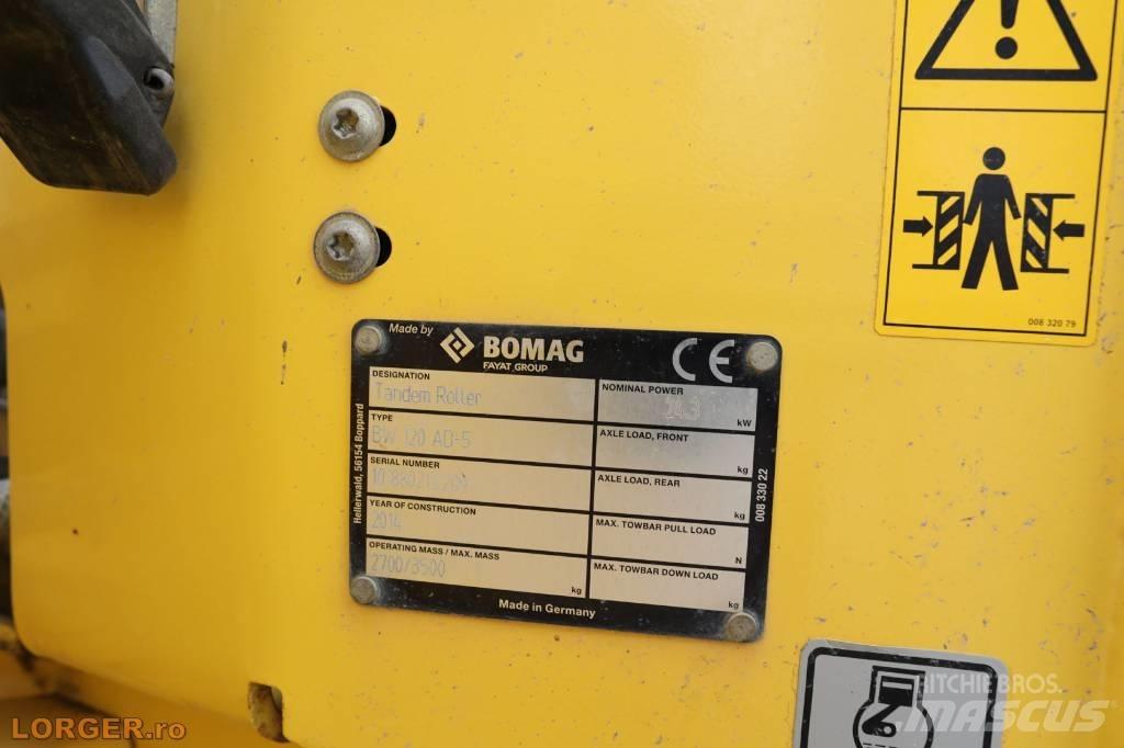 Bomag BW 120 AD-5 Divvalču grunts veltņi