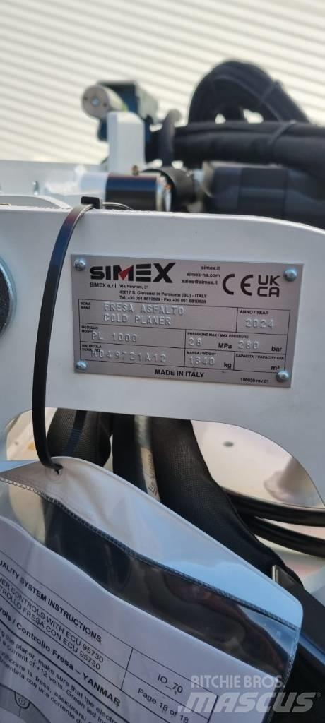 Simex PL1000 Asfaltēšanas mašīnu papildaprīkojums