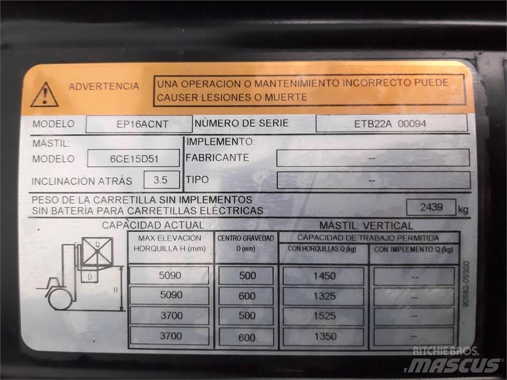 CAT EP16ACNT Elektriskie iekrāvēji