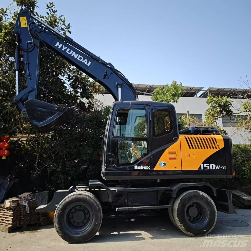 Hyundai r150w-9 Ekskavatori uz riteņiem