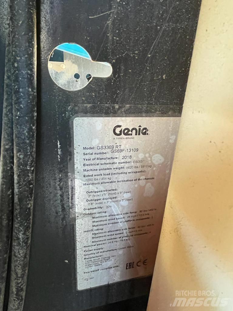 Genie 3369 Šķerveida pacēlāji