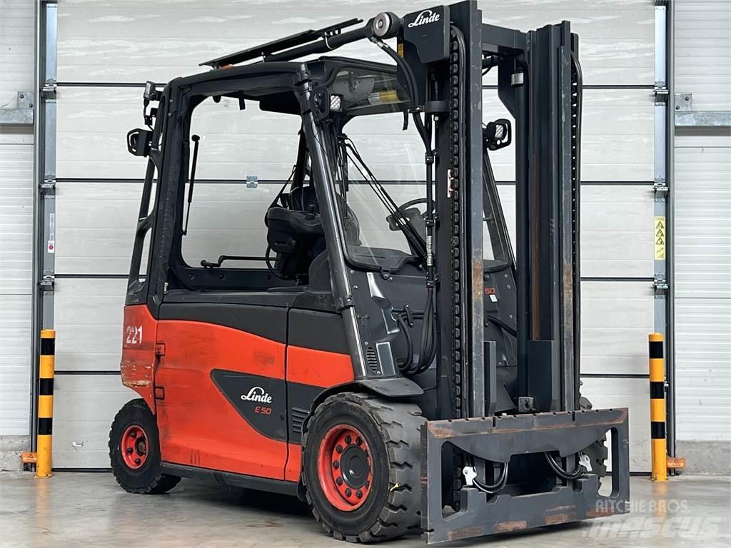 Linde E50HL-01 Elektriskie iekrāvēji