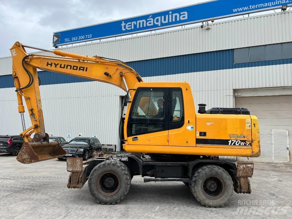Hyundai R 170W-7 Ekskavatori uz riteņiem