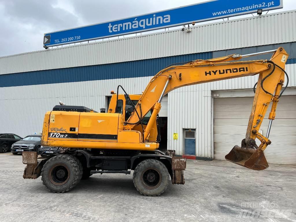 Hyundai R 170W-7 Ekskavatori uz riteņiem