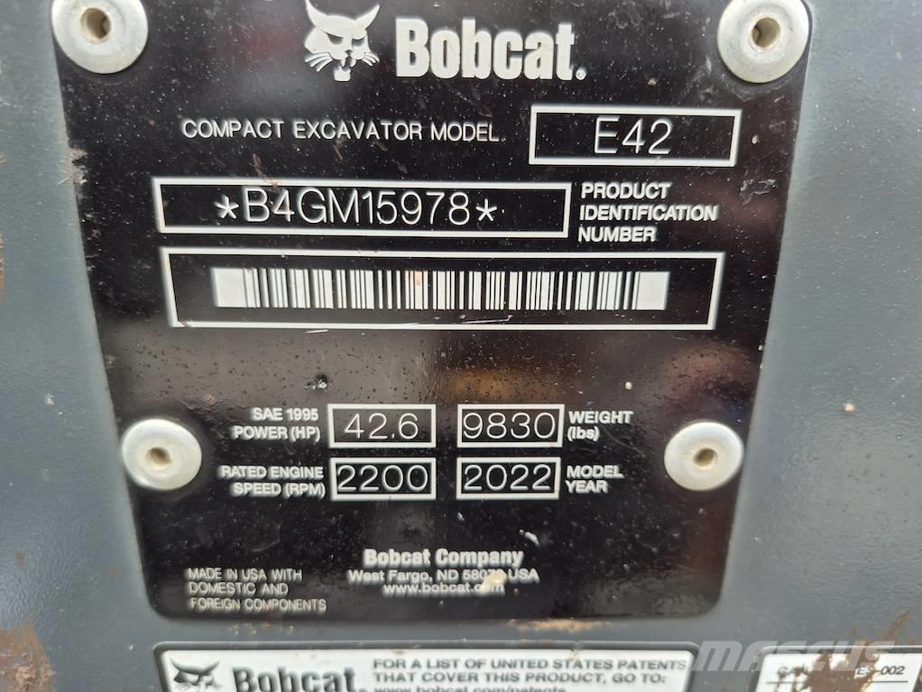 Bobcat E 42 Mini ekskavatori < 7 t