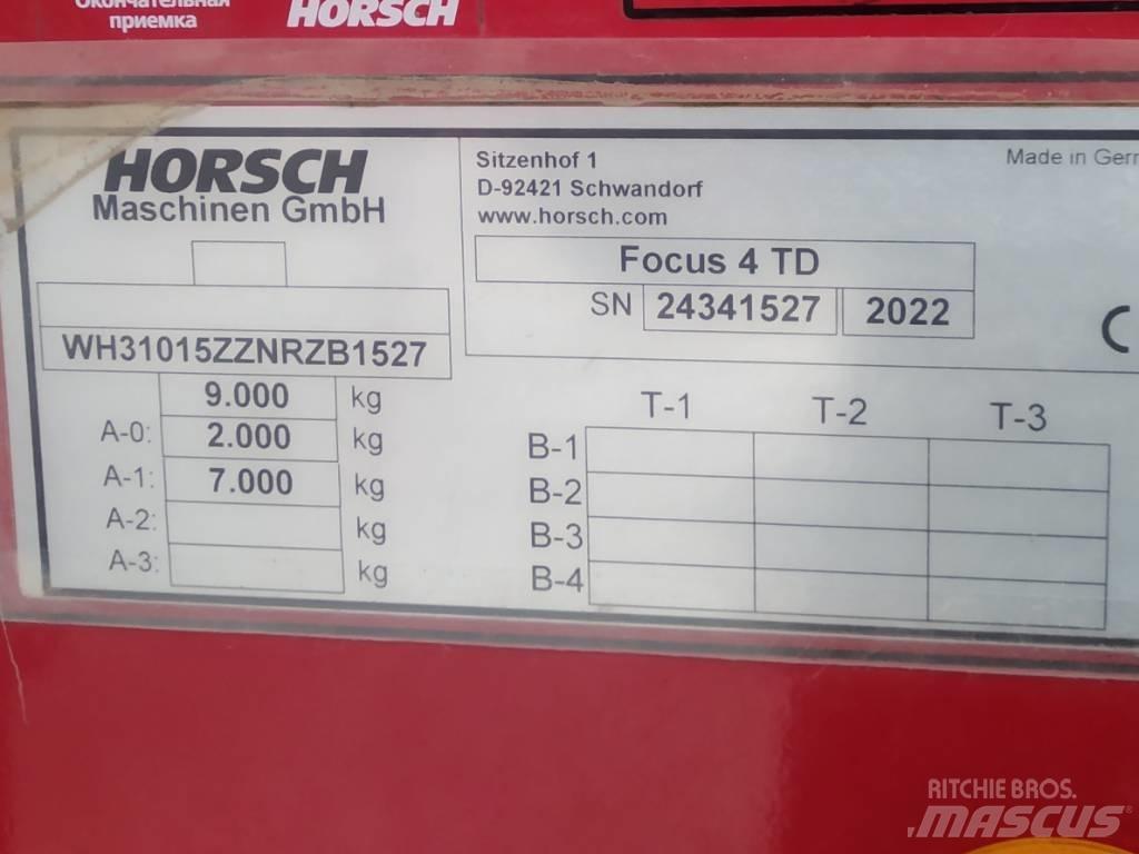 Horsch Focus 4 TD Sējmašīnas