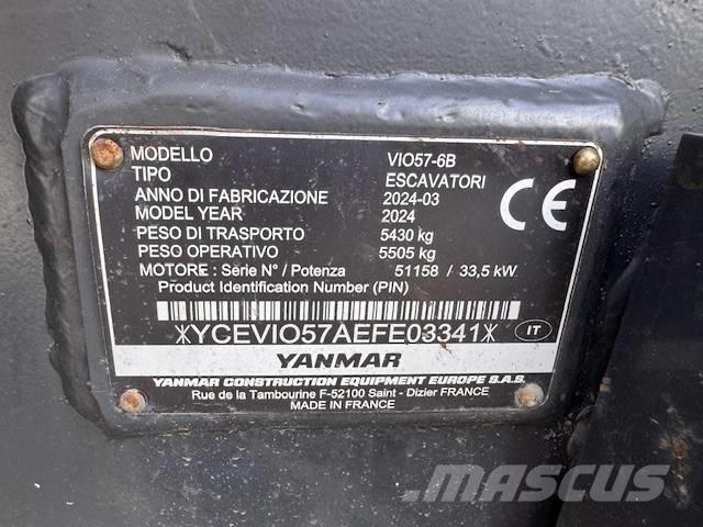 Yanmar Vio 57 Mini ekskavatori < 7 t