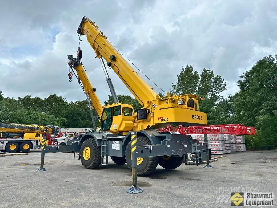 Grove GRT 8100 Celtņi nelīdzenām virsmām