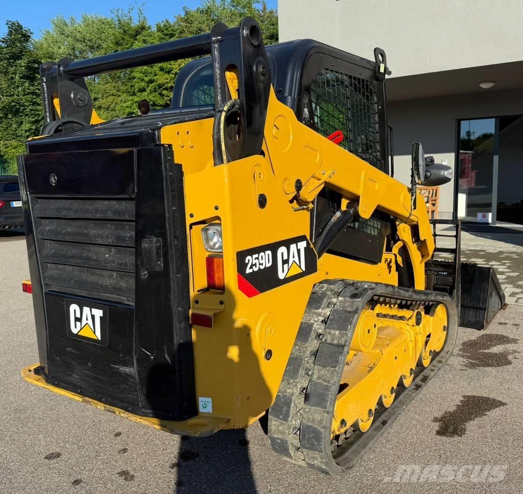 CAT 259D Lietoti riteņu kompaktiekrāvēji