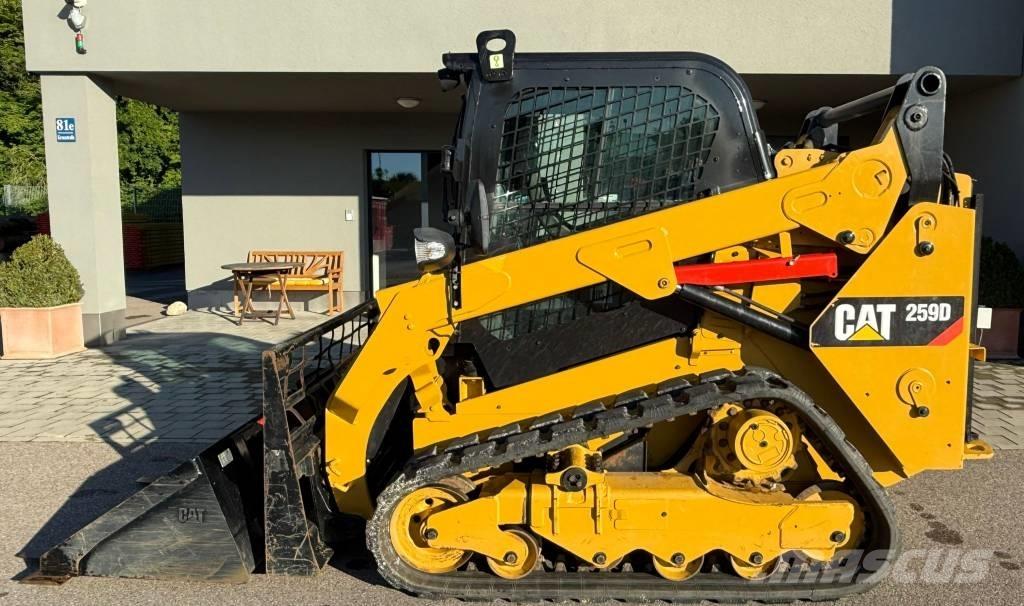 CAT 259D Lietoti riteņu kompaktiekrāvēji