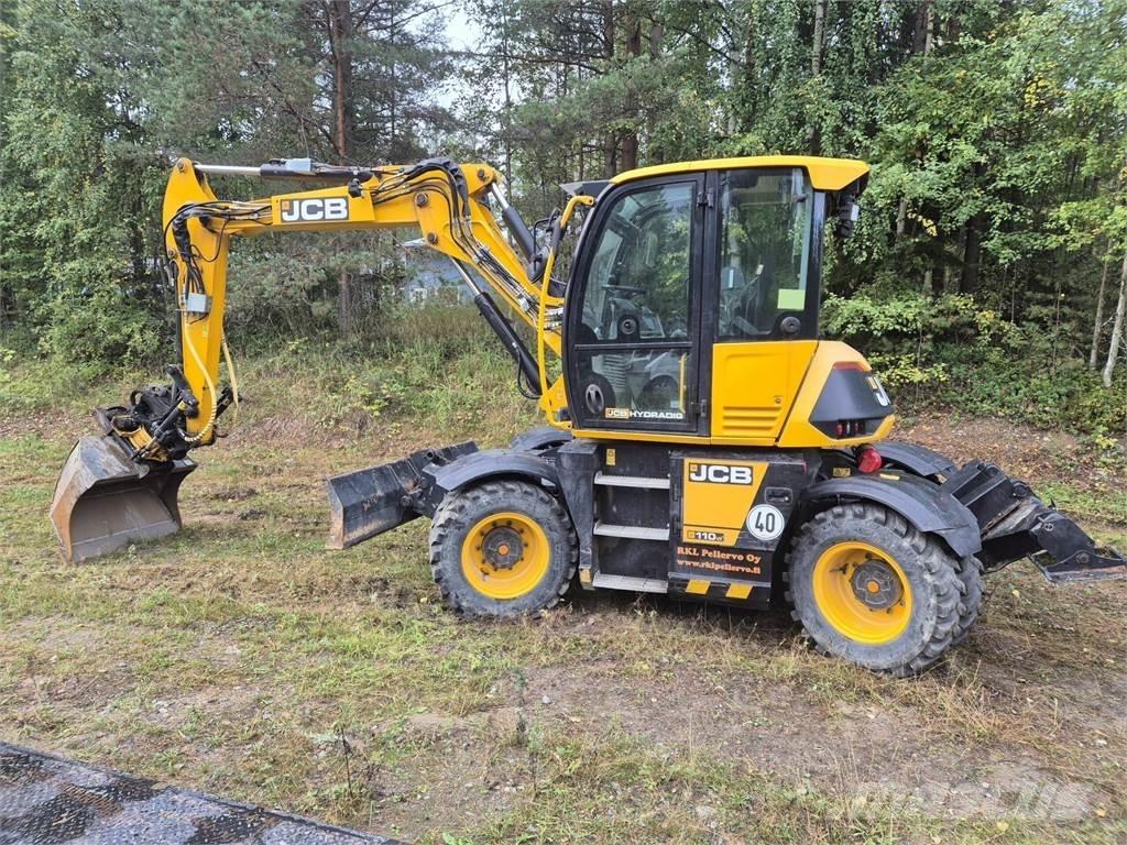 JCB 110W Hydradig Ekskavatori uz riteņiem