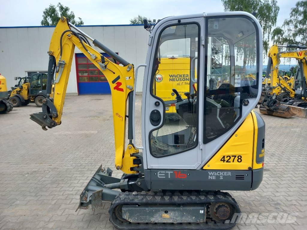 Wacker Neuson ET16 Kāpurķēžu ekskavatori