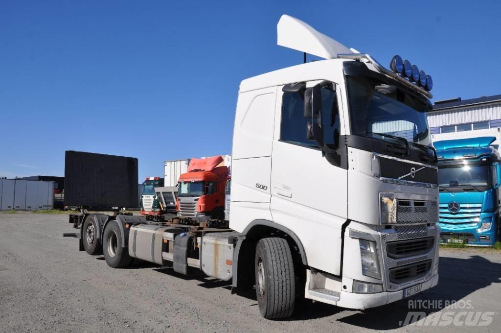 Volvo FH500 6X2 Smagās mašīnas ar konteineriem