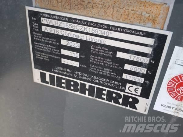 Liebherr A 916 Comp Ekskavatori uz riteņiem