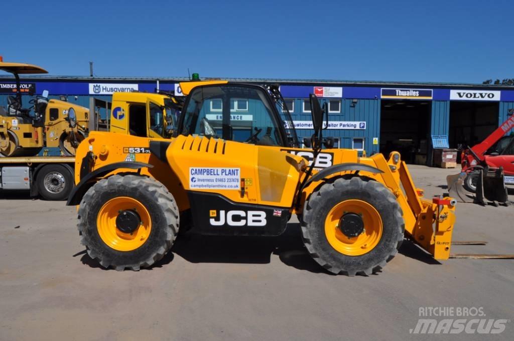 JCB 531-70 Teleskopiskie manipulatori