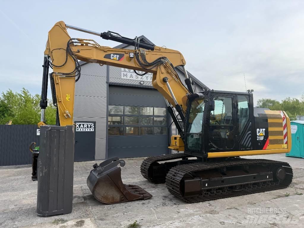 CAT 318 Kāpurķēžu ekskavatori
