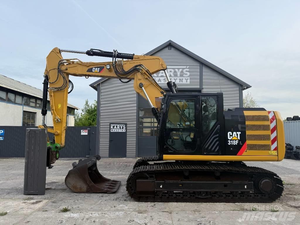 CAT 318 Kāpurķēžu ekskavatori