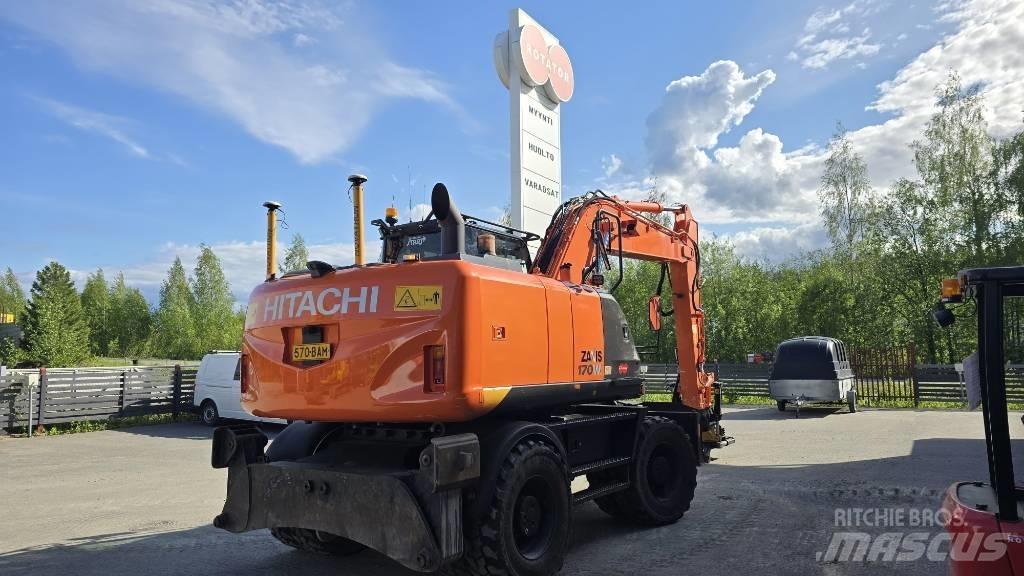 Hitachi ZX 170 W-5 Ekskavatori uz riteņiem
