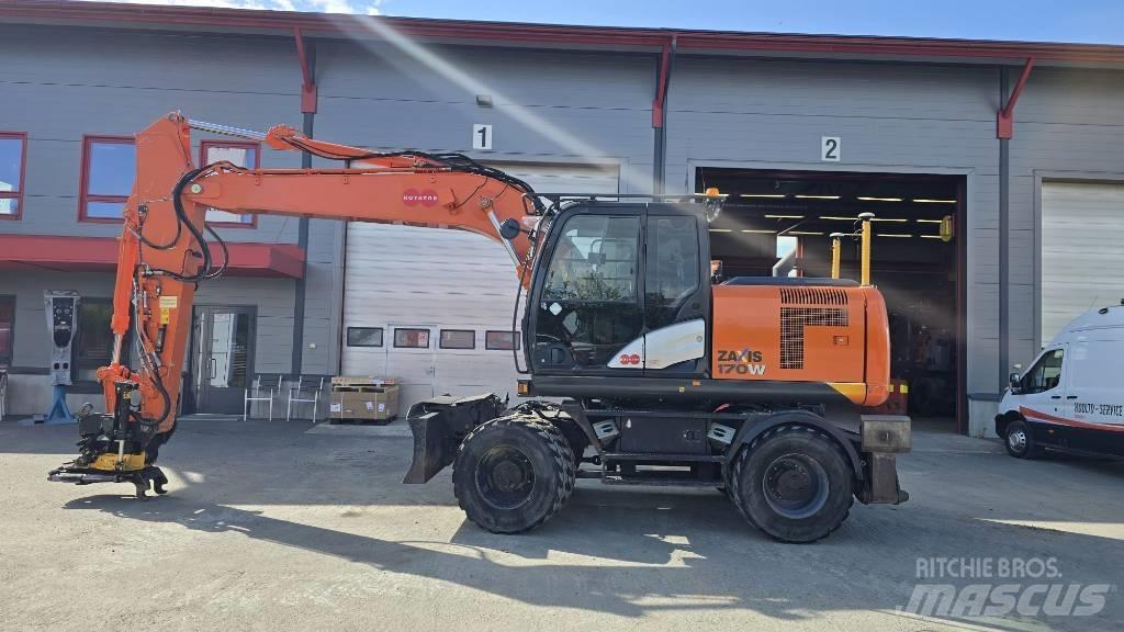 Hitachi ZX 170 W-5 Ekskavatori uz riteņiem