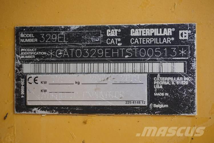 CAT 329 EL Kāpurķēžu ekskavatori