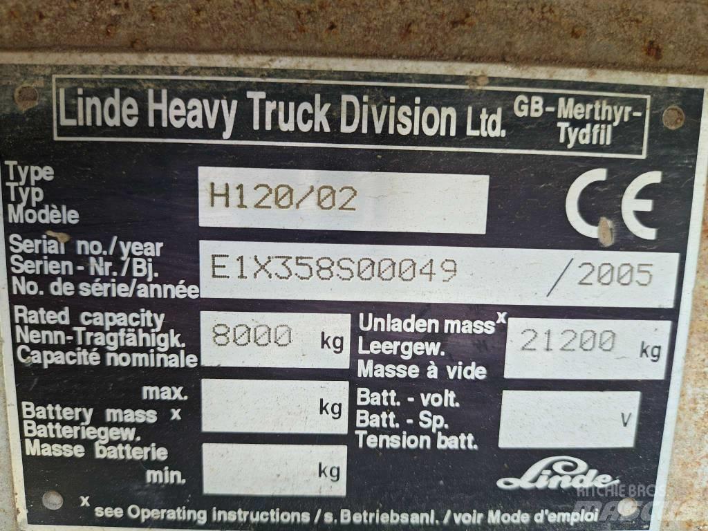Linde H 120 Tehnika ar dīzeļa dzinēju