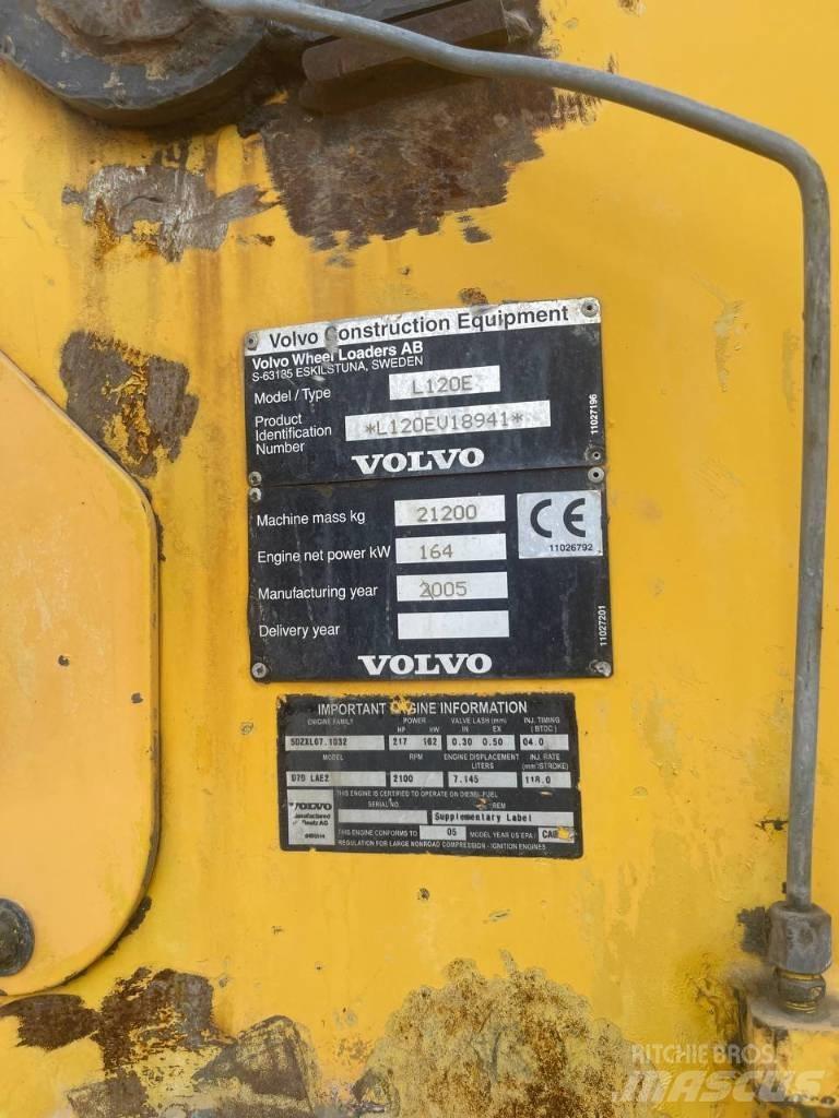 Volvo L 120 E Iekrāvēji uz riteņiem