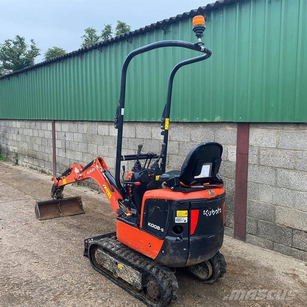 Kubota K 008-5 Mini ekskavatori < 7 t