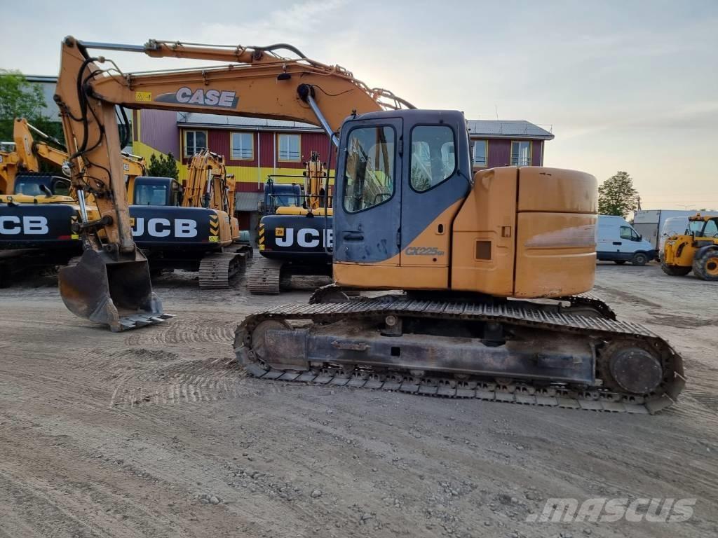 CASE CX 225 SR Kāpurķēžu ekskavatori