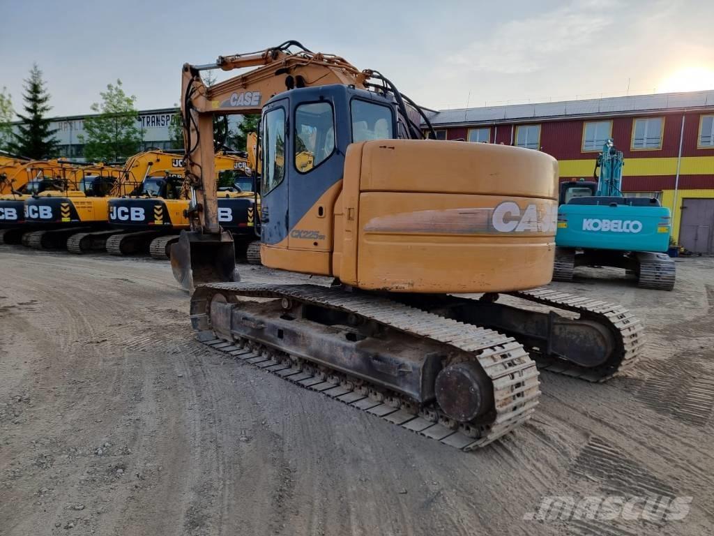 CASE CX 225 SR Kāpurķēžu ekskavatori