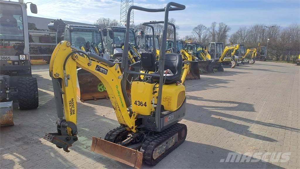 Wacker Neuson 803 Kāpurķēžu ekskavatori