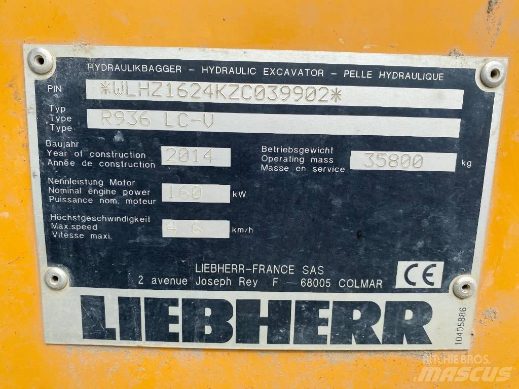 Liebherr R 936 LC Kāpurķēžu ekskavatori
