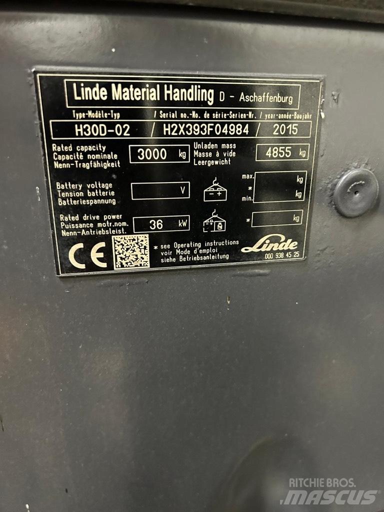 Linde H30D-02 EVO Tehnika ar dīzeļa dzinēju