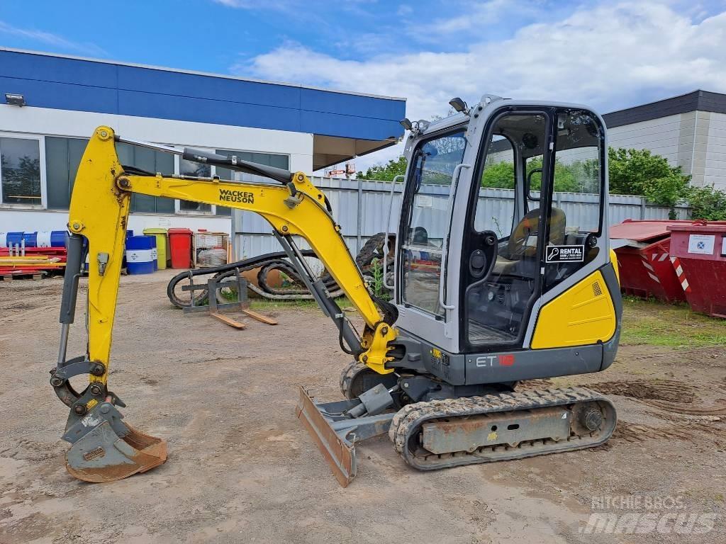 Wacker Neuson ET18 Kāpurķēžu ekskavatori