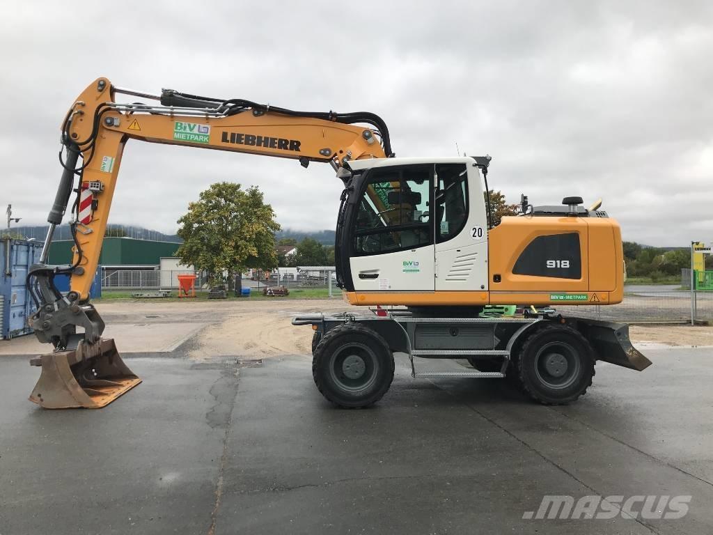 Liebherr A 918 Ekskavatori uz riteņiem