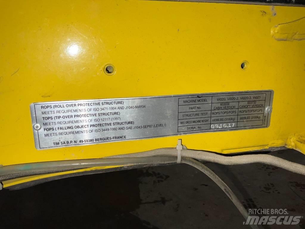 Yanmar Vio 20 / vio 25 Kabīnes un interjers