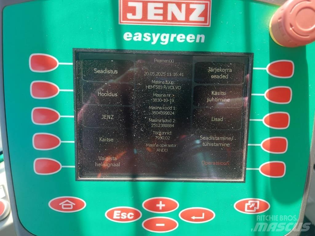 JENZ HEM 583 Koksnes šķeldotāji
