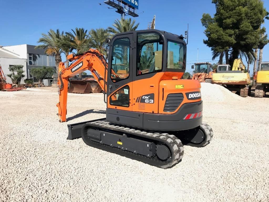 Doosan DX 63-3 Mini ekskavatori < 7 t