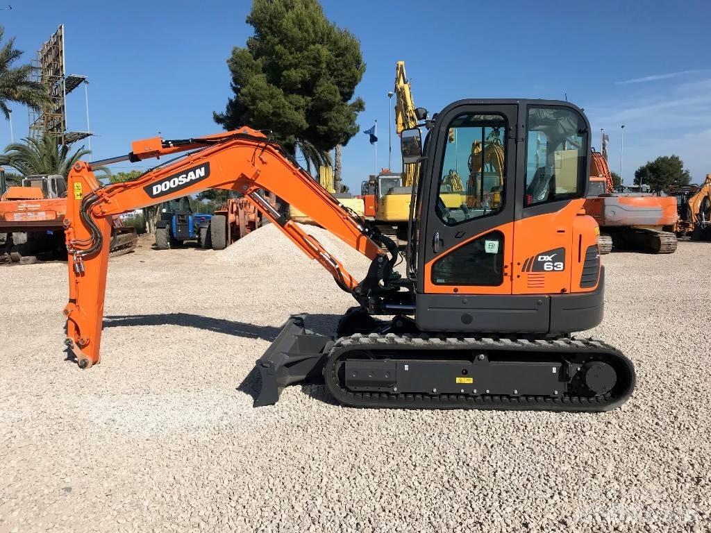 Doosan DX 63-3 Mini ekskavatori < 7 t