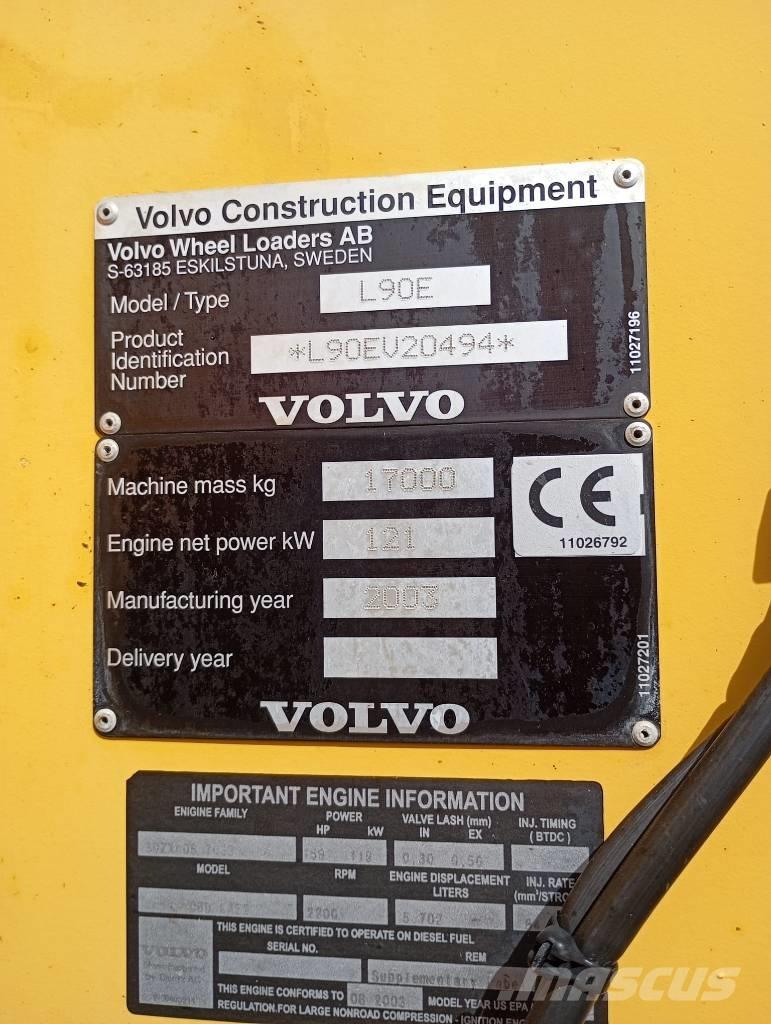 Volvo Radlader L90E Iekrāvēji uz riteņiem