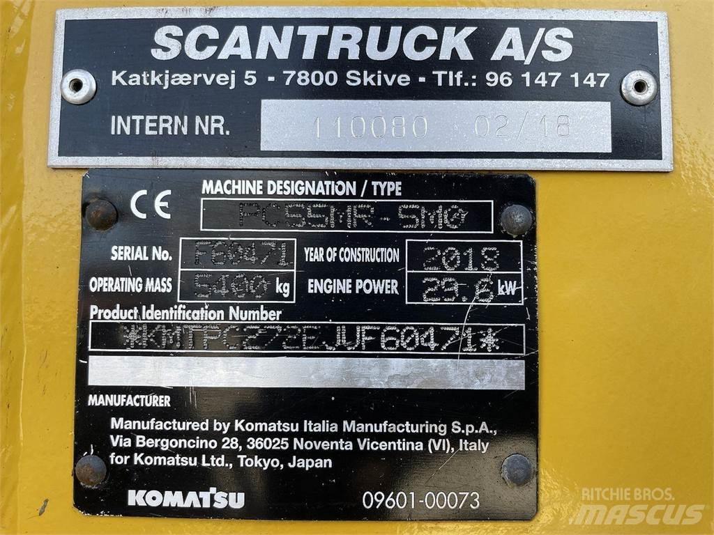 Komatsu PC55MR-5 Ekskavatori uz riteņiem