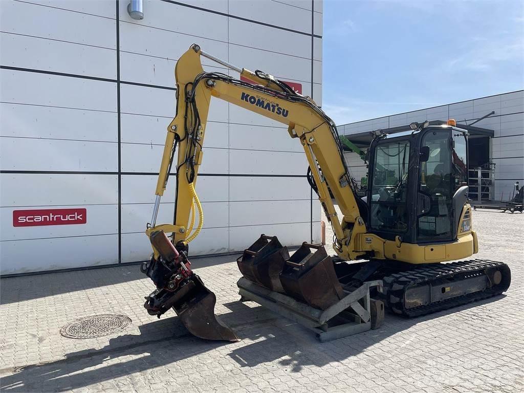 Komatsu PC55MR-5 Ekskavatori uz riteņiem
