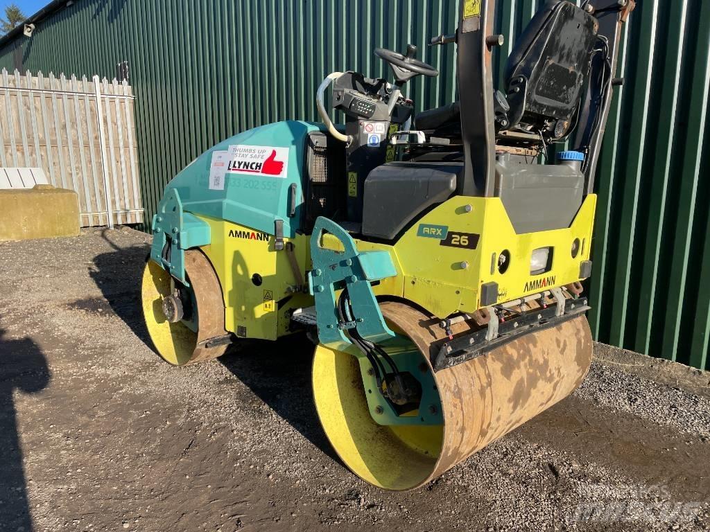 Ammann ARX 26 Divvalču grunts veltņi