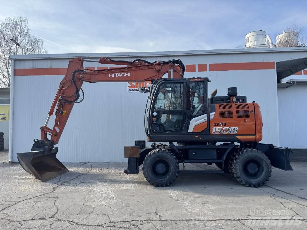 Hitachi ZX 150 W-7 Ekskavatori uz riteņiem