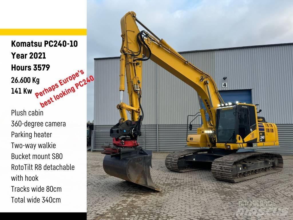 Komatsu PC 240 LC-10 Kāpurķēžu ekskavatori