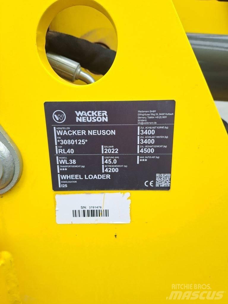 Wacker Neuson WL38 Iekrāvēji uz riteņiem